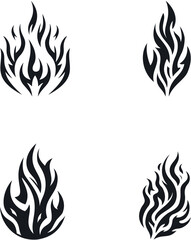 Scorch Mark Emblem Fire Icon