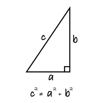 c2 = a2 + b2 math problem The Pythagorean Theorem