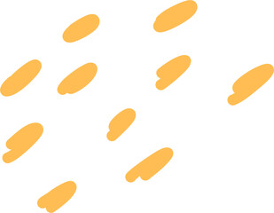 Minimalist nature art. Abstract shape clipart.