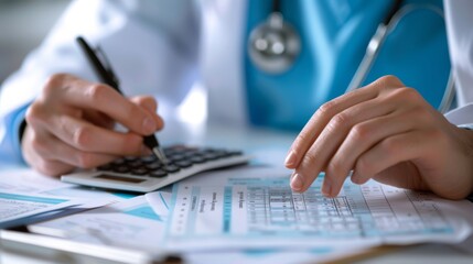 Precision in Healthcare Expert Hands Navigate Patient Billing with Care and Efficiency