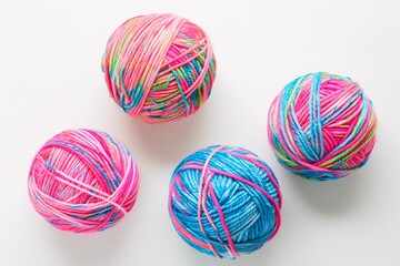 a group of balls of yarn