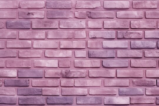 The mauve brick wall makes a nice background for a photo, in the style of free brushwork