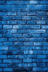 The navy blue brick wall makes a nice background for a photo, in the style of free brushwork