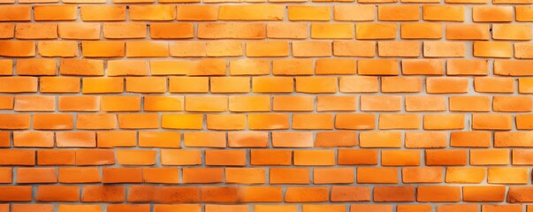 The orange brick wall makes a nice background for a photo, in the style of free brushwork