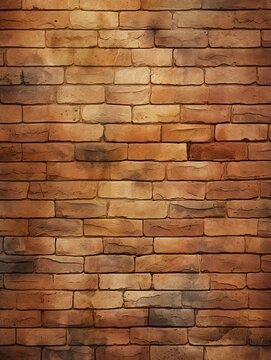 The tan brick wall makes a nice background for a photo, in the style of free brushwork