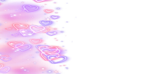 background with hearts pink and white 