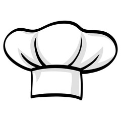 Chef Hat Doodle Art Drawing Illustration