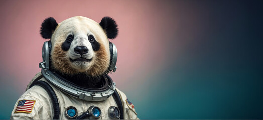 Panda in Spacesuit