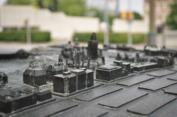 Stadtmodell im öffentlichen Raum