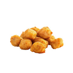 Nuggets isolated on transparent background