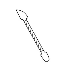 Manicure tool. Vector illustration in doodle style.