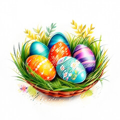 easter pastel illustration