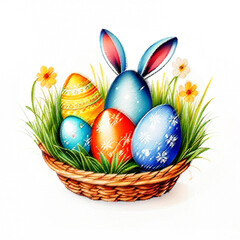 easter pastel illustration