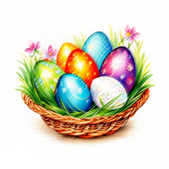 easter pastel illustration
