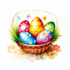 easter pastel illustration