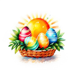 easter pastel illustration