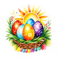 easter pastel illustration