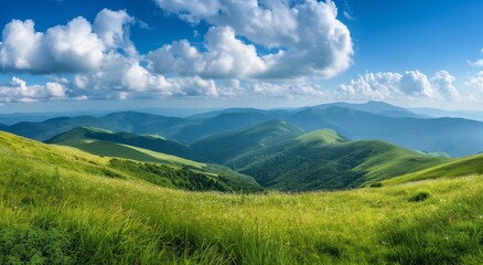 Obraz premium Landscape with blue sky