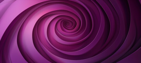 Fototapeta premium Abstract background with pink spiral in dark purple color. Modern wallpaper design for your project. The concept of the swirl effect on the wall. Dark purple background with 3d effect swirl for design