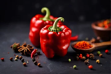 Keuken spatwand met foto red hot chili peppers © Image Studio