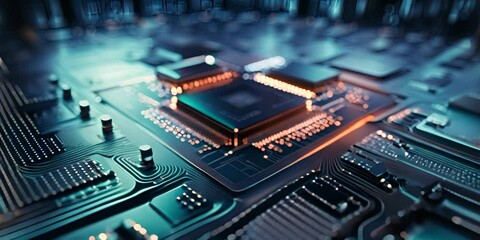 Asian electronics and semiconductor industry concept. 4K Video