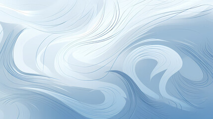 Illustration of swirls pattern in various tones on background