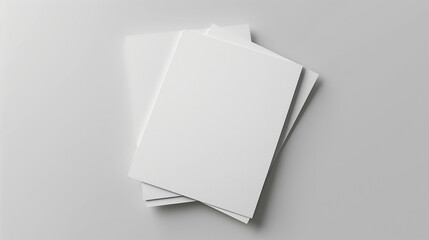 blank white paper, Blank A4 photorealistic Flyer single Page mockup , Blank Square Brochure Mockup,...