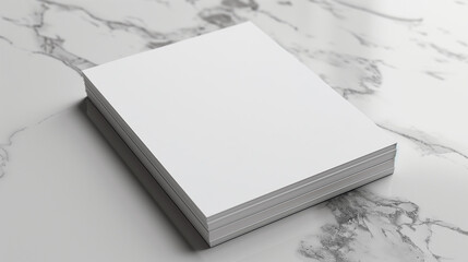 book with blank pages, Blank A4 photorealistic Flyer single Page mockup , Blank Square Brochure Mockup, magazine brochure Catalog mockup, rendering design, on light grey background