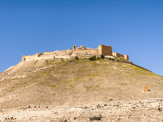 Fototapeta na wymiar large medieval castle. Kerak Castle historic fortress. Crusader Historical castle
