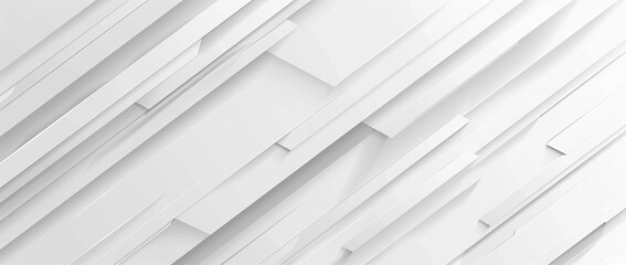 Fototapeta premium Abstract white background with diagonal lines and shadows