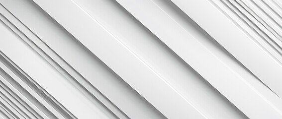 Obraz premium Abstract white background with diagonal lines and shadows