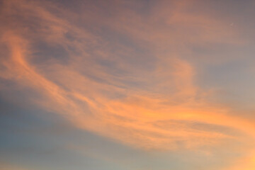 Beautiful Sunrise sky and clouds background.