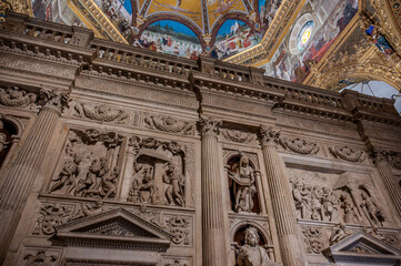 Fototapeta na wymiar Loreto, Marche, Italy. The Basilica of the Holy House