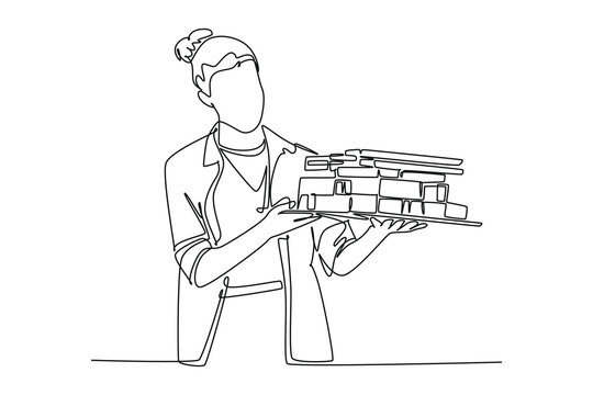 Happy businesspeople Architect woman shows building prototype. Group of diverse businesspeople minimalist concept. Lifestyle at city. Work life balance.