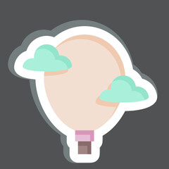 Sticker Explore. related to Art and Media symbol.simple design editable