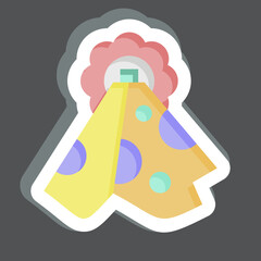 Sticker Towel. related to Bathroom symbol. simple design editable. simple illustration