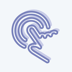 Icon Control. suitable for Startup symbol. two tone style. simple design editable. design template vector. simple illustration