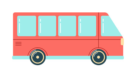 Vector bus isolated on white background © Naiadin