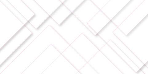 Abstract retro pattern seamless light white geometric square and line vector background. White and gray geometric square technology seamless white banner concept for business and presentation purpose.