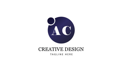 Obraz premium AC letter logo design for business