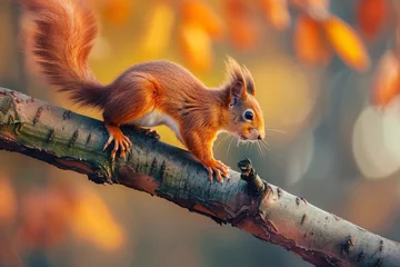  a squirrel on a branch © Gheorghe