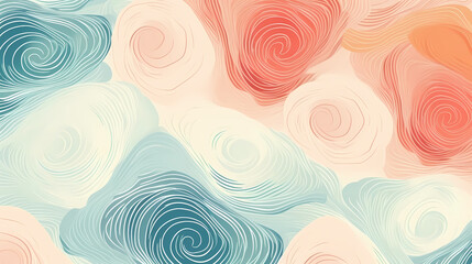 Wavy Repeating Circle Pattern