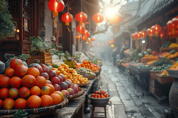 traditional Asian market
