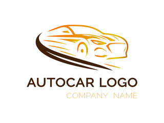 Gradient car service logo template,auto parts logo design,Car service logo design,,Gradient car ,