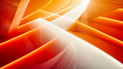 Bright orange and yellow abstract design, perfect for vibrant business presentations and modern digital backgrounds
