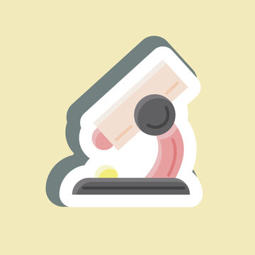 recommend clip art: Sticker Research. suitable for Startup symbol. simple design editable. design template vector. simple illustration