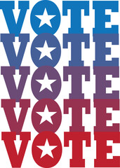 USA 2024 Presidential Elections Event Banner, background, card, poster design. Presidential Elections 2024 Banner with American colors design and typography. Vote day, November 5. US Election