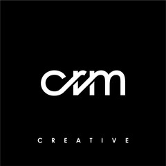 CRM Letter Initial Logo Design Template Vector Illustration