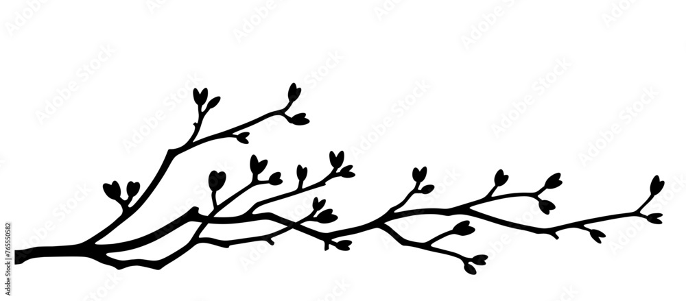 Wall mural spring branch