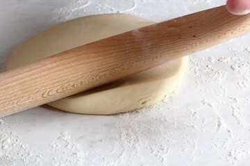 Rolling Dough. Making Treacle Pie Series.
